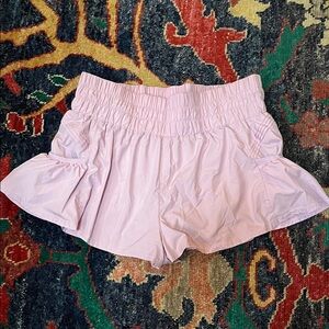 FP Movement by Free People Light Purple Ruffle Shorts